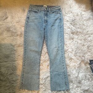 ALICE & OLIVIA Acid Wash Blue Women's Jeans